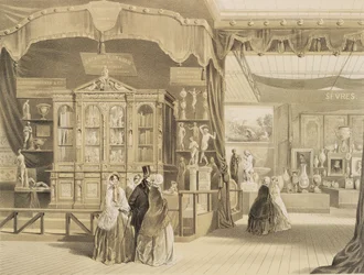 Große Ausstellung, 1851, Frankreich (Sevres-Hof), aus Dickinsons Comprehensive Pictures